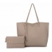 Women's Faux Leather Tote Shoulder Purses Bag for women, Big Capacity Tassel Handbag