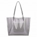 Women's Soft Faux Leather Tote Shoulder Bag